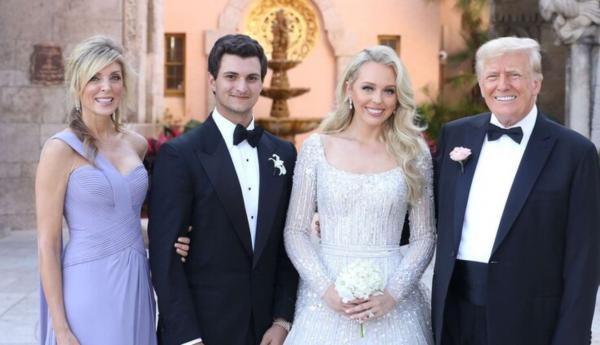 "تيفاني" ابنة "دونالد ترامب" الصغرى تتزوج بميلياردير عربي